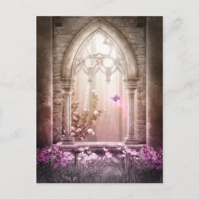 Postal encantada de los arbolados 8 (Anverso)