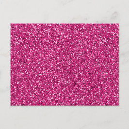 Postal Encantado Brillo Rosa