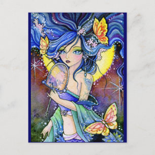 Postal Encantador de mariposa - Postcard