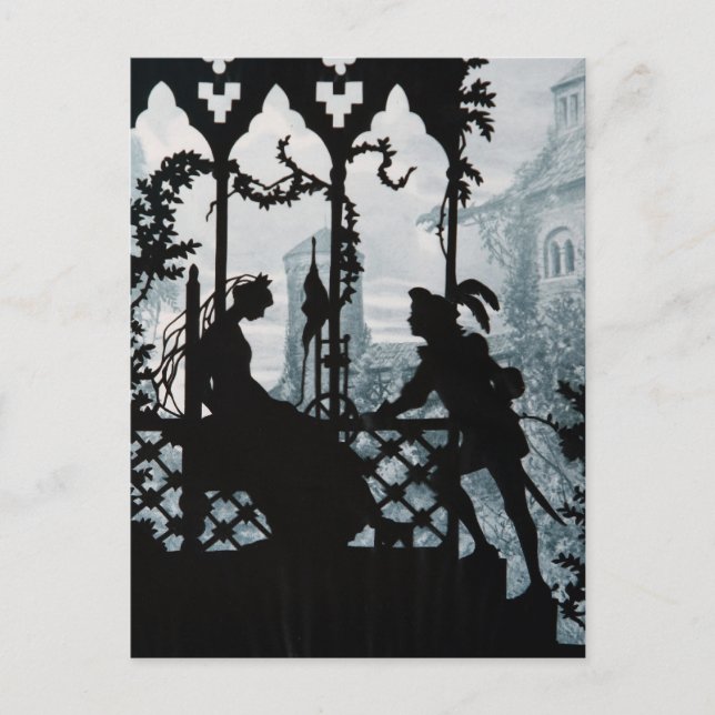 Postal Encantador de Prince y Princesa (Anverso)