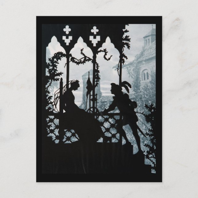 Postal Encantador de Prince y Princesa (Anverso)