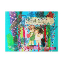 Encantador El día de San Valentín de estilo vintag