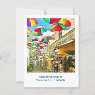 POSTAL ENCANTADOR PUEBLO DE SZENTENDRE, HUNGRÍA