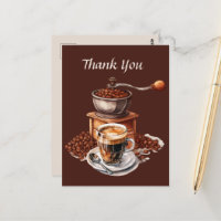 Encantadora cafetería gracias o proveedores
