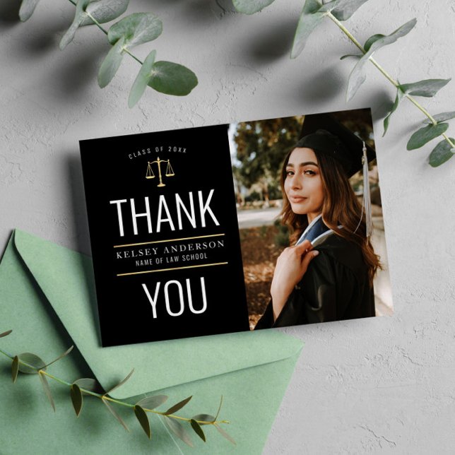 Postal encantadora graduación de facultad de derecho grac (Subido por el creador)