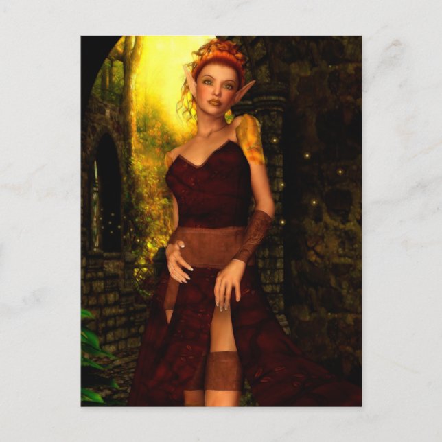 Postal Encantamiento Elvin (Anverso)