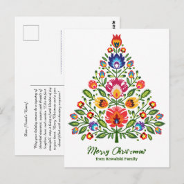 Postal Encantamiento folclórico: Navidades inspirados en 