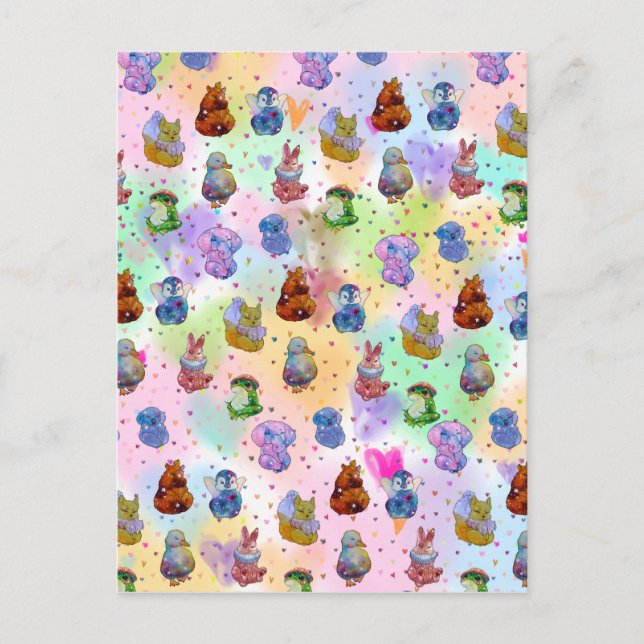 Postal Encantamientos Lucky (Anverso)