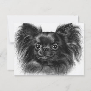 Postal Encanto brillante - Arte Chihuahua pintado a mano