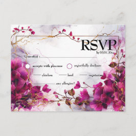 Postal Encanto de Fuchsia: acuarela