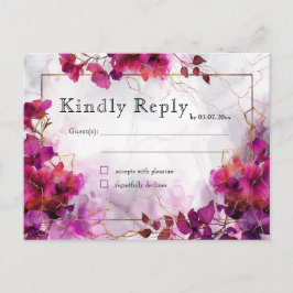 Postal Encanto de Fuchsia: acuarela