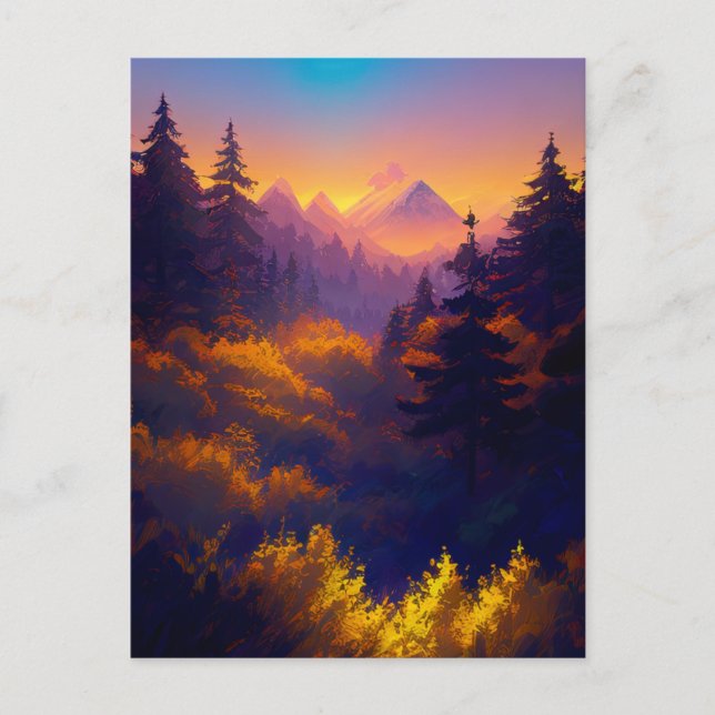 Postal Encanto de la noche (Anverso)