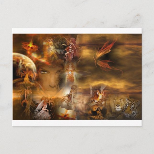 Postal Encanto de oro (Anverso)