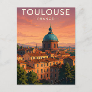 Postal Encanto de Viaje a Toulouse Francia