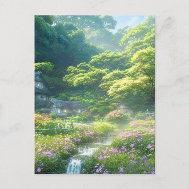 Postal Encanto del verano (Anverso)