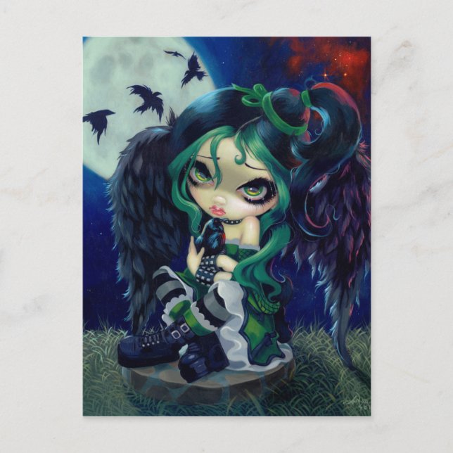 Postal "Encaramado y sentado y nada más" (Anverso)