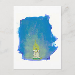 Postal Encendemos una vela y damos gracias al arte inspir