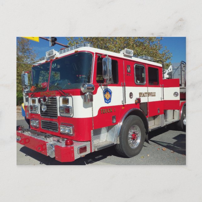 Postal Encender contra incendios en pantalla (Anverso)