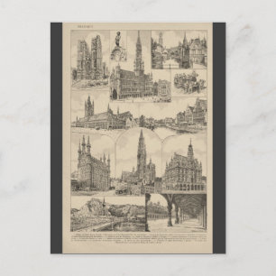 Postal Enciclopedia Francesa 1920, Bélgica