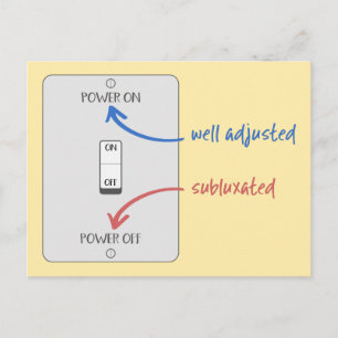 Postal Encienda su vida con quiropráctica, quiropráctico