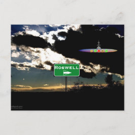 Postal Encontrando a Roswell