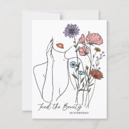 Postal Encontrar La Belleza En La Cita Inspiradora De Tod