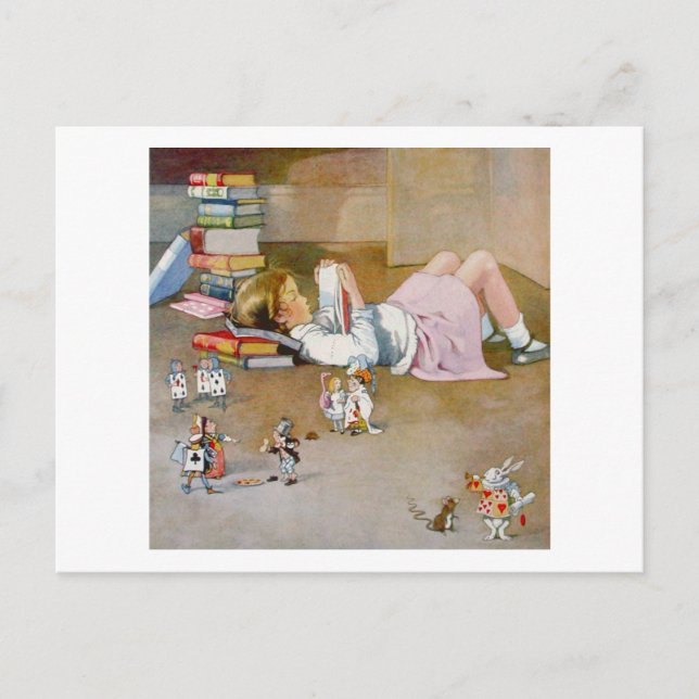 POSTAL ENCONTRAR WONDERLAND (Anverso)