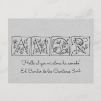 Encontré al que ama mi alma~Escritura~Español