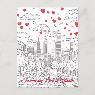 Postal Encontré mi amor en Atlanta, El día de San Valentí