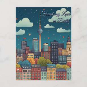 Postal Encontré mi amor en Berlín el día de San Valentín