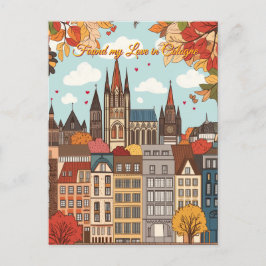 Postal Encontré mi amor en El día de San Valentín de Colo