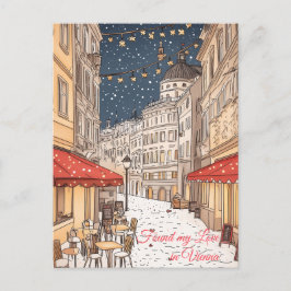 Postal Encontré mi amor en el El día de San Valentín de V