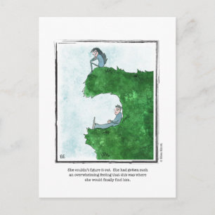 Postal ENCUÉNTRELO dibujo animado de Ellen Elliott
