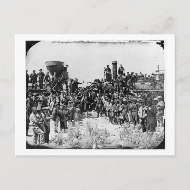 Postal Encuentro de las Rails - Punto Promontorio Utah 18 (Anverso)