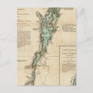 Postal Encuesta sobre el lago Champlain