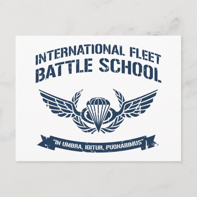 Postal Ender de la Escuela Internacional de Batalla de Fl (Anverso)