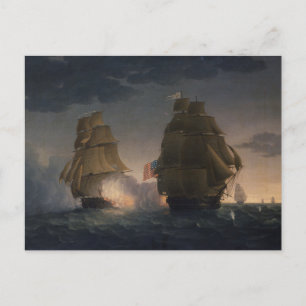 Postal Endymion de HMS vs presidente de USS