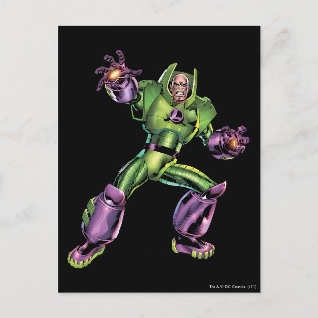 Postal Enemigo 1 del superhombre (Anverso)