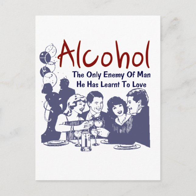 Postal Enemy Alkohol (Anverso)