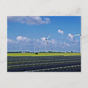 Postal Energía alternativa - Solar y Eólica