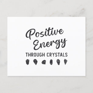 Postal Energía Crystal Positiva A Través De Crystals Heal