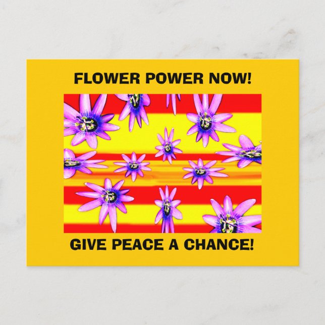 POSTAL ¡ENERGÍA DE FLORES AHORA! (Anverso)