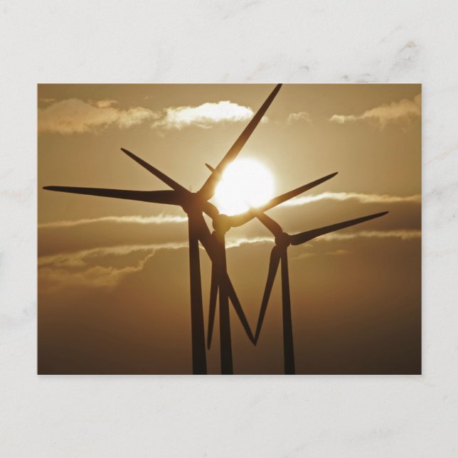 Postal Energía eólica (Anverso)