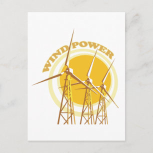 Postal Energía eólica