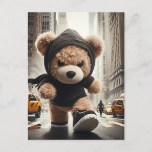 Postal Enfadado Teddy Bears irrumpió en Nueva York