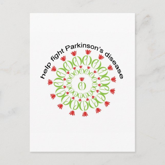 Postal enfermedad de parkinson, enfermedad de parkinson,  (Anverso)