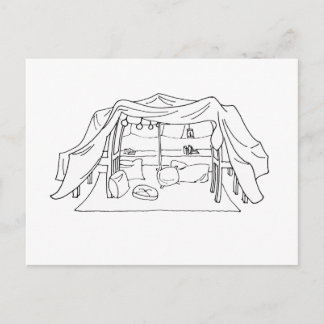 Postal Enfermedad de Spoonie-Pillow/Blanket Fort-Crónica