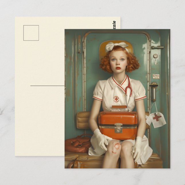 Postal Enfermera de Hurt (Anverso / Reverso)