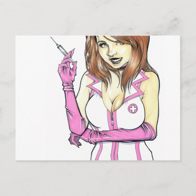 Postal Enfermera de Lisa (Anverso)