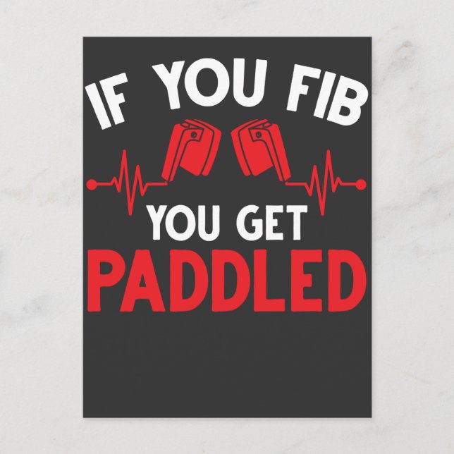 Postal Enfermera Divertida Cardiología Paramédicos Humor  (Anverso)